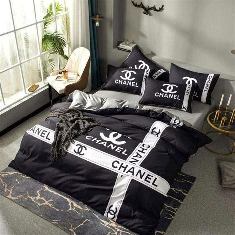 white chanel bedding|Chanel inspired bedding set.